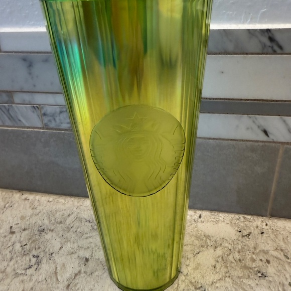 Starbucks Lime‎ Kaleidoscope Domed Lid Venti Tumbler Cup - Picture 2 of 7